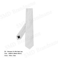 ราคา Emporio Armani เนคไทผู้ชาย รุ่น Monogram Tie With Eagle Logo Code: 340075 3R604 90510 (47064927222)