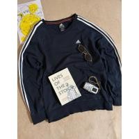ราคา Adidas Sweatshirt Three Stripes เสื้อแขนยาวอาดิดาส ของแท้มือสอง (54309259743)