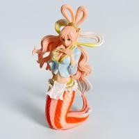 ราคา 19 ซม.อะนิเมะ One Piece Kawaii รูป Shirahoshi Monkey D. Luffy One Piece Mermaid Princess Action Figure Pvc ของเล่นเด็กของขวัญ (44223866442)