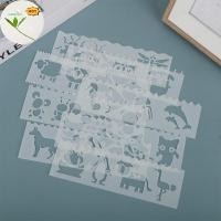 ราคา Maud 8 ชิ้น/เซ็ตตัวอักษรคลื่นรูปสัตว์ DIY Craft Hollow Layering Stencil สําหรับภาพวาด Scrapbooking ปั๊มอัลบั้มตกแต่งลายนูนแม่แบบวาดแม่แบบ EN (43281364959)
