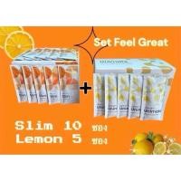 ราคา FEEL GREAT Unicity Slim 10ซอง + Unimate Lemon 5 ซอง ฉลากนำเข้า (26295254980)