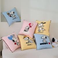 ราคา Snoopy Class A หมอนผ้าฝ้ายถักผ้านวมรถเด็กผ้านวม Core Office Nap หมอนผ้านวมนักเรียน Nap Quilt (53711769900)