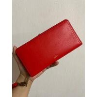 ราคา กระเป๋าสตางค์ Fossil logan สีพริกแดง (46015086281)