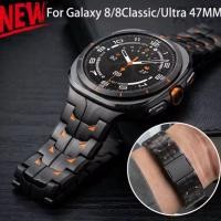 ราคา Kenzo สายไทเทเนียมจริงพร้อมตัวล็อคแม่เหล็กสําหรับ Samsung Galaxy Watch 8 Classic Ultra 47 มม.40 มม.44 มม.46 มม.อุปกรณ์เสริม (40232907510)