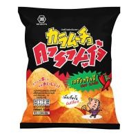 ราคา คารามูโจ้ (KARAMUCHO) มันฝรั่งแผ่นเรียบ รสฮ๊อต&ชิลลี่ 86 ก. (58010175514)