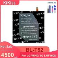 ราคา KiKiss แบตเตอรี่โทรศัพท์มือถือสําหรับ LG WING 5G LMF100N ,BL-T52 4500mAh แบตเตอรี่ (56312143151)