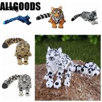 ราคา ALLGOODS ของเล่นจําลองพิมพ์ 3D, โมเดลเสือดาวหิมะจําลองสร้างสรรค์, จําลองหมุนได้แบบประกบเหมือนจริงสะสม|ตุ๊กตาตกแต่งโต๊ะ (51414903940)