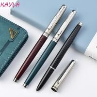 ราคา KAYLA Hero 007 ปากกาหมึกซึม, ปากกาเครื่องเขียนดีไซน์คลาสสิกหรูหรา, ปากกาโลหะบวก Attitude เขียนเรียบปากกาหมึกพลาสติกสํานักงาน (49865161324)