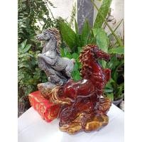 ราคา ม้ามงคลของมงคลประดับบ้านเสริมฮวงจุ้ยเจ้าหน้าเจริญรุ่งเรืองปูนปั้นฝีมือคนไทยคนด่านเกวียน (29154958220)