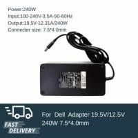 ราคา (ประกัน 18 เดือน) สายชาร์จ โน๊ตบุ๊ค for Dell Precision M6700 M6800 7510 240W อะแดปเตอร์เวิร์กสเตชัน สายไฟ มอก. dell014 (28807427974)