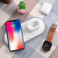 ราคา Hoco CW21 Wisdom Wireless Fast Charger แท่นชาร์จ 3 in 1 ชาร์จหูฟัง Iphone Airpod และ AppleWatch (28140025720)