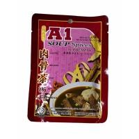 ราคา บะกุ๊ดเต๋ 肉骨茶 Bak Kut Teh เครื่องตุ๋นกึ่งสำเร็จรูป A1 SOUP SPICES 35g (1.2oz) สินค้า HALAL ซองสีแดง 1 ซอง/บรรจุ 35g (8985265361)
