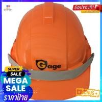 ราคา หมวกนิรภัยพลาสติก HDPE มาตรฐานมอก. GAGE สีส้มHDPE SAFETY HELMET TIS GAGE ORANGE (20648459789)