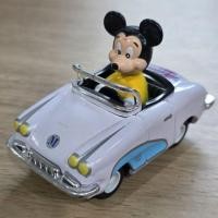 ราคา [งานวินเทจ 1995] รถสังกะสีมิกกี้เมาส์ Masudaya (Walt Disney) รถของเล่นไขลาน Pull-back งานเก่าแท้ Made in Japan อ่านเพิ่ม (53464097296)