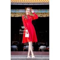 ราคา Sale! M เดรสกี่เพ้าสีแดงLady sunshine.Mและเสื้อผู้ชายป้ายติดL (24511129050)