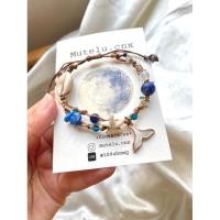 ราคา สร้อยข้อมือเชือกเทียนถัก handmade part of your world (19184059734)