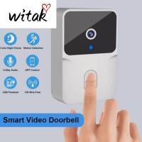 ราคา WITAK ออดไร้สาย, HD อินฟราเรด Night Vision สมาร์ท Video Doorbell, Hot Security Video Intercom ติดตั้งง่ายระยะไกล Access Wifi Video Door Bell Smart Home (57564590107)