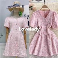 ราคา #เดรสสั้นผ้าทอนูน ใส่สวยน่ารักมากๆงานป้าย Love lady (17946152078)