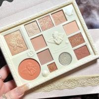 ราคา Muge LEEN 12 Color Nude Matte Palette Shimmer และ Shine Eyeshadow Palette Matte Glitter Eyeshadow Palette Shiny Eye Shadow Eye Pigments (26114569092)