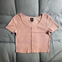 ราคา เสื้อครอป gap/S ชมพูนม (29281658692)
