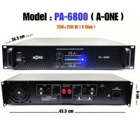 ราคา เพาเวอร์แอมป์ คลาส AB หม้อแปลงเทอร์รอย A-ONE PA-6800 เพาเวอร์แอมป์ 500W 8 ohm ( จัดส่งฟรี ) (18059165161)