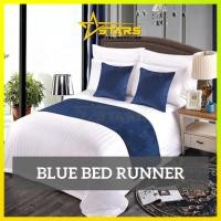 ราคา STARS Blue Bed Runner Hotel / ของตกแต่งเตียง - ทุกขนาดสําหรับโรงแรม & Airbnb (54204942231)