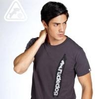 ราคา Rudedog เสื้อยืด ชาย หญิง รุ่น Zipper สีเทาดิน (2748792547)