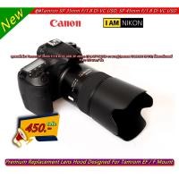 ราคา Hood Tamron SP 35mm f/1.8 Di VC USD, SP 45mm f/1.8 Di VC USD ใส่กลับด้านได้ (ทดแทน TAMRON HF012) เกรดหนา มือ 1 (18386342417)