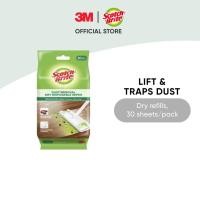 ราคา 3M Scotch-Brite Easy Sweeper Plus Dry กระดาษกรองแบบใช้แล้วทิ้ง 20 ชิ้น/แพ็ค สําหรับ Easy Sweeper Plus Mop (24543977047)