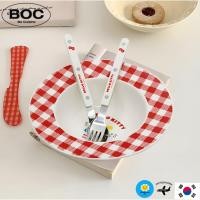 ราคา [Bo FRIENDS] Hello Kitty Ceramic Cereal Bowl & Cutlery Set ชุดจานชามซีเรียลเซรามิก Hello Kitty (45157125843)