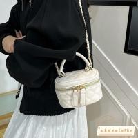 ราคา IOKDEALS1 Diamond Quilted Leather Bucket Bag, Multi-Color Checkered Pattern Plaid Chain Bag, Trend Mini with Gold Chain Shoulder Strap Shoulder Bag for Women (48510813819)