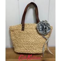 ราคา Cath Kidston raffia bag ใบเล็ก น่ารัก (23388174633)