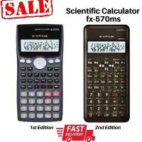 ราคา เครื่องคิดเลขวิทยาศาสตร์ FX-570ms 2nd 1st Edition fx570ms Kalkulator Saintifik 570ms (44182278105)
