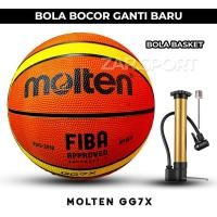 ราคา MOLTEN GG7X ลูกบาสเก็ตบอลหนัง ไซส์ 7 | BASKETBALL | PERBASI Ball ลูกฟุตบอลยืนหนังสังเคราะห์กลางแจ้ง - STREAT JUM, NET + VALVE (50363187463)