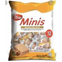 ราคา torto minis hazelnut flavoured wafer cubes เวเฟอร์สอดไส้ฮาเซลนัทช๊อคโกแลต (5062847240)
