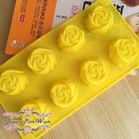 ราคา FL21 แม่พิมพ์ซิลิโคนกุหลาบ 5cm 8 หลุม (39609572)