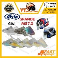 ราคา GIVI M37.0 GRANDE OEM โดย AKILA OPEN FACE HELMET VISOR REVO DAY NIGHT / CERMIN TOPI KELEDAR SIANG MALAM (51614018015)