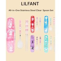 ราคา [LILFANT] ชุดช้อน 3p สเตนเลส All-in-One (มายเมโลดี้ / ซินนามอนโรล / คุโรมิ / คิตตี้ / โปชาโค) (25383520623)