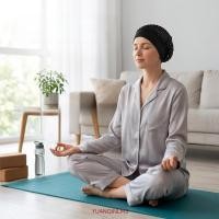 ราคา YUANQINLMS ตาข่ายผม, โครเชต์ตาข่าย Sleep Cap, Breathable Ultra-Wide Band Hollow Out ยืด Nightcap สําหรับวิกผมหยิกตรงยาว (41383252149)