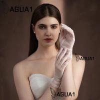 ราคา ถุงมือเจ้าสาว อ๊าก1 สีทึบสีดําสีขาวแต่งงานถุงมือตาข่ายตาข่ายตาข่ายหรูหรายืดหยุ่นลูกไม้โปร่งใสมือครอบคลุมเหตุการณ์เจ้าสาว (46265516934)