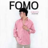 ราคา Fomo-เชิ้ตแขนยาว สีชมพูเบลเลต เสื้อเชิ้ตวาเลนไทน์ เสื้อเชิ้ตสีชมพูพาสเทล เสื้อเชิ้ตสีพาสเทล (25213047321)