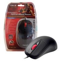 ราคา ﻿Di shop Oker Optical Mouse 1200 dpi USB - L7-300 Black (7253753380)