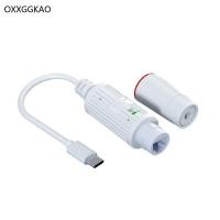 ราคา OXXGGKAO ที่มีประสิทธิภาพ 48V ถึง 5V Type C POE Splitter Adapter เข้ากันได้กับกล้องรักษาความปลอดภัย (48863640285)
