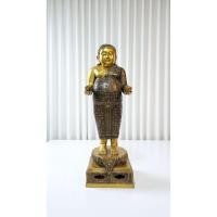 ราคา พระสังกัจจายน์ ปางถือก้อนเงิน ขนาดบูชา วัดพนัญเชิง จ.อยุธยา สูง20.5นิ้ว เนื้อทองเหลือง (46451266741)