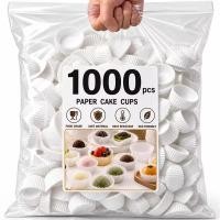 ราคา 500/1000ชิ้น แผ่นซับกระดาษ ชอคเลต - เกรดอาหาร-มินิขนมพรรคถาดแม่พิมพ์-ทิ้งเค้กถ้วยกระดาษ-มัฟฟินเค้กท่ีต้านทานนํา้มันห่อ-กรณีคัพเค้ก (46715425124)