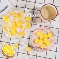 ราคา ลูกอมทุเรียน100-500กรัม Durian Candy ทอฟฟี่ทุเรียน ชิ้นใหญ่ หอมหวาน ขนมทุเรียน 1เม็ด/5.5กรัม ลูกอมงานบวช งานแต่ง งานบุญ (23839317966)