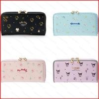 ราคา Sanrio Kuromi HelloKitty การ์ตูนน่ารักซิปกระเป๋าสตางค์ผู้หญิงพิมพ์มือถือกระเป๋า Multi functional Card Slot กระเป๋า (42718622367)