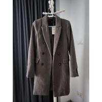 ราคา เสื้อ Overcoat แบรนด์ MNG สีนำ้ตาลแท้ ป้ายห้อย (43260621442)