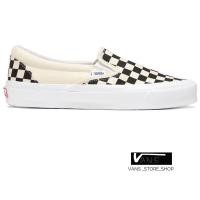 ราคา VANS SLIP ON OG LX VAULT CHECKERBOARD BLACK 2020 SNEAKERS สินค้ามีประกันแท้ (11907633577)