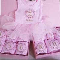 ราคา Sale!!บอดี้สูทเด็กหญิง บอดี้สูทกระโปรงฟรุ้งฟริ้ง พร้อมส่ง!! (14853657295)